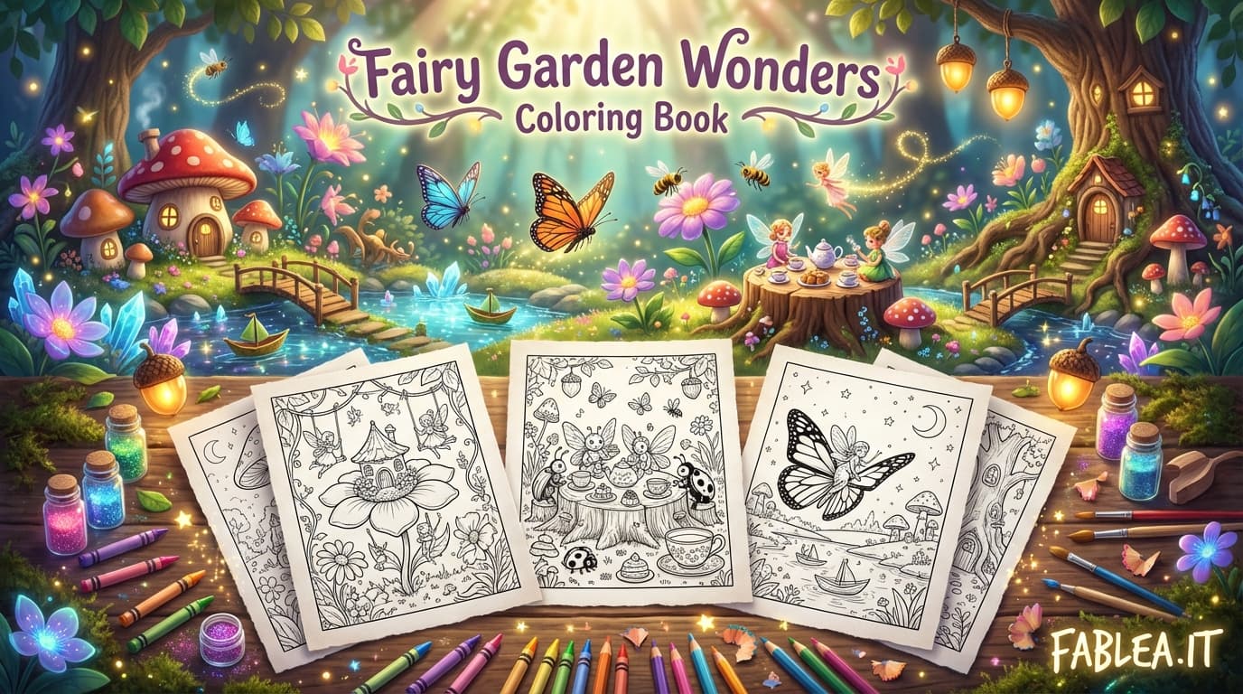 Le Meraviglie del Giardino Fatato: Libro da Colorare 