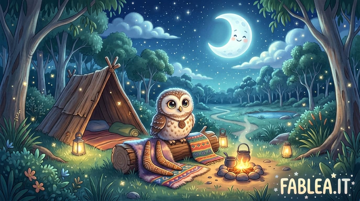 Mooregoo il Mopoke e Bahloo la Luna