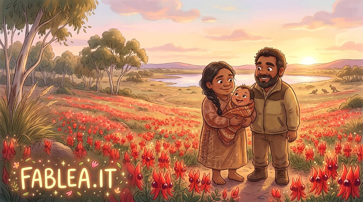 Il Pisello del Deserto di Sturt, il Fiore di Sangue